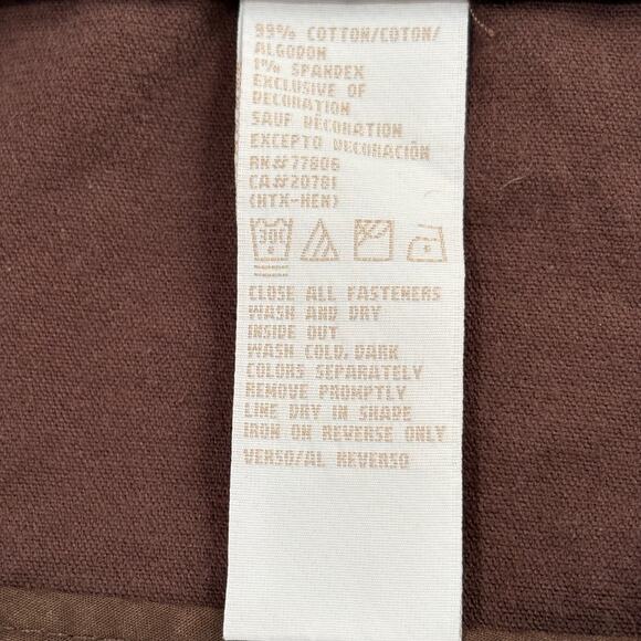 Y2K Tommy Hilfiger Women’s Corduroy Blazer Jacket Size Medium Dark Brown - Picture 8 of 10